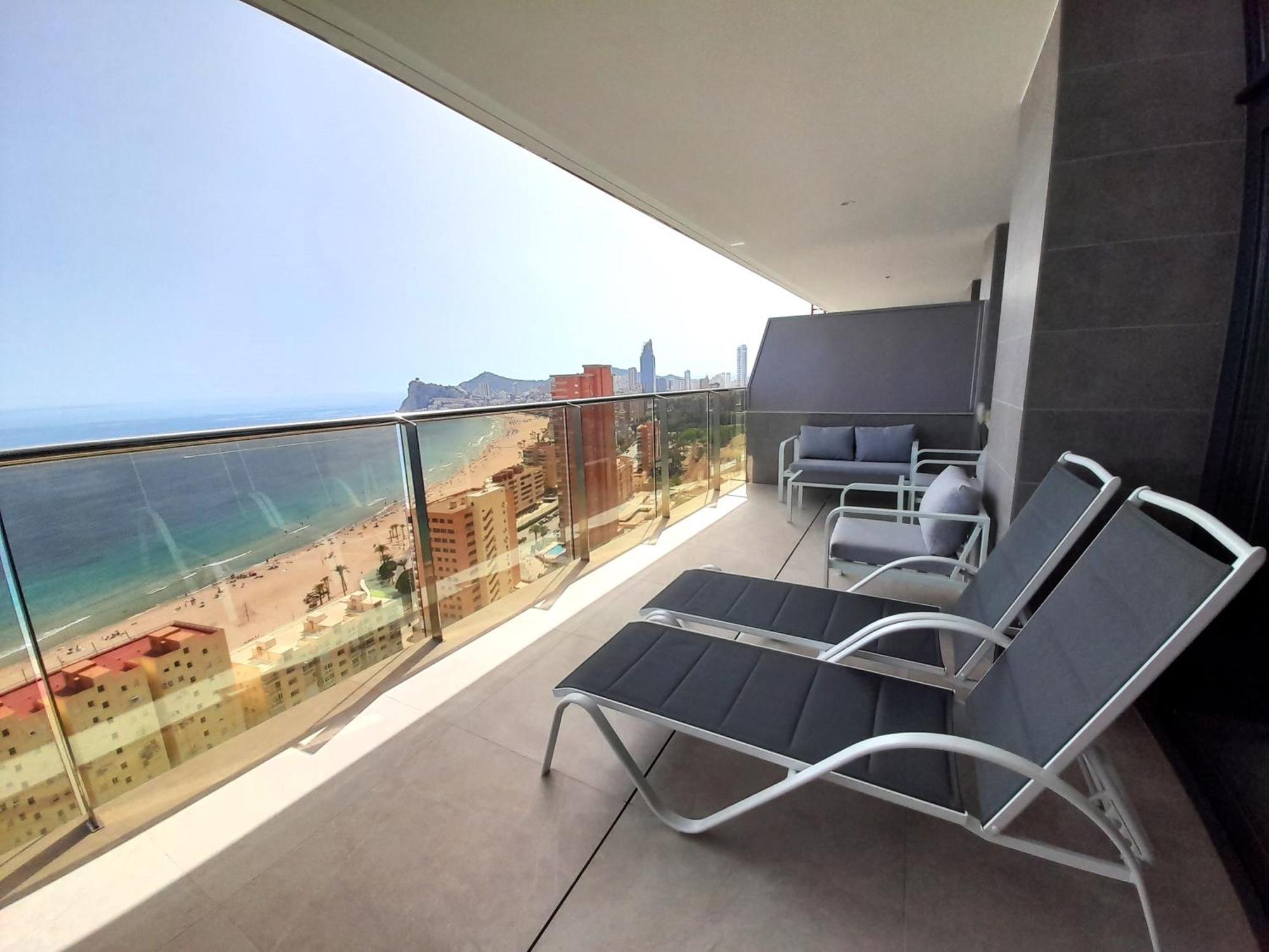 Sunset Cliffs Sea View Apartments 14 Floor Benidorm Buitenkant foto
